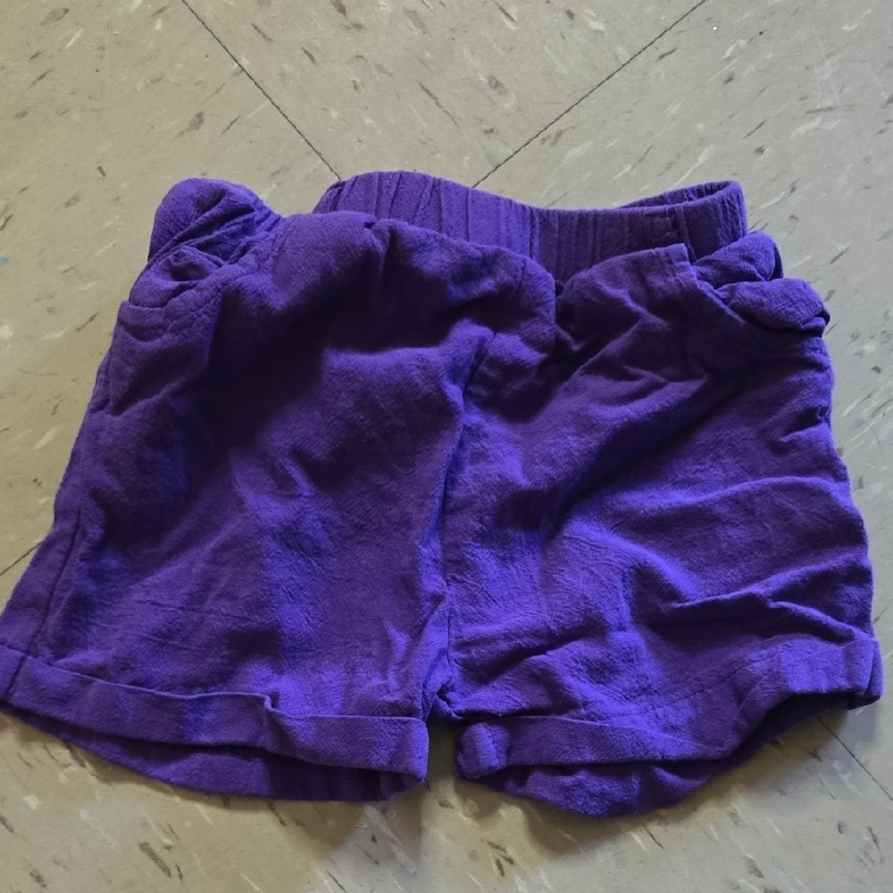 Purple Kids Shorts
